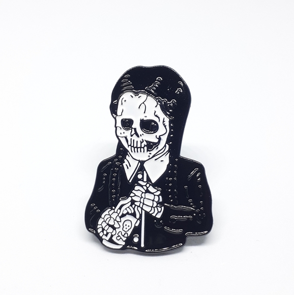 Wednesday Addams Addams Family enamel pin - Picture 1 of 2